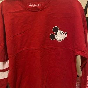 Walt Disney oversized red long sleeve